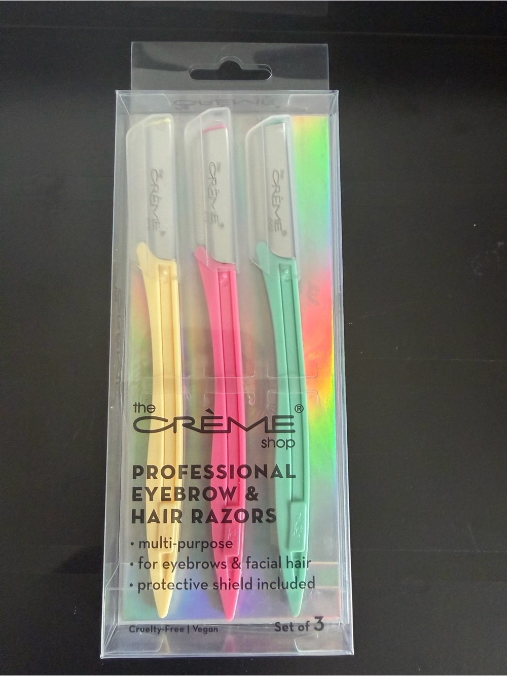 Sealed The Creme Shop Professional Eyebrow & Hair Razors – (Set of 3)